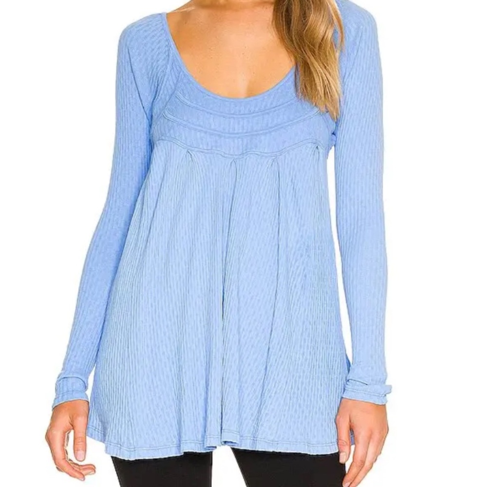 FREE PEOPLE Its Always You Top- Cornflower Blue Size XS